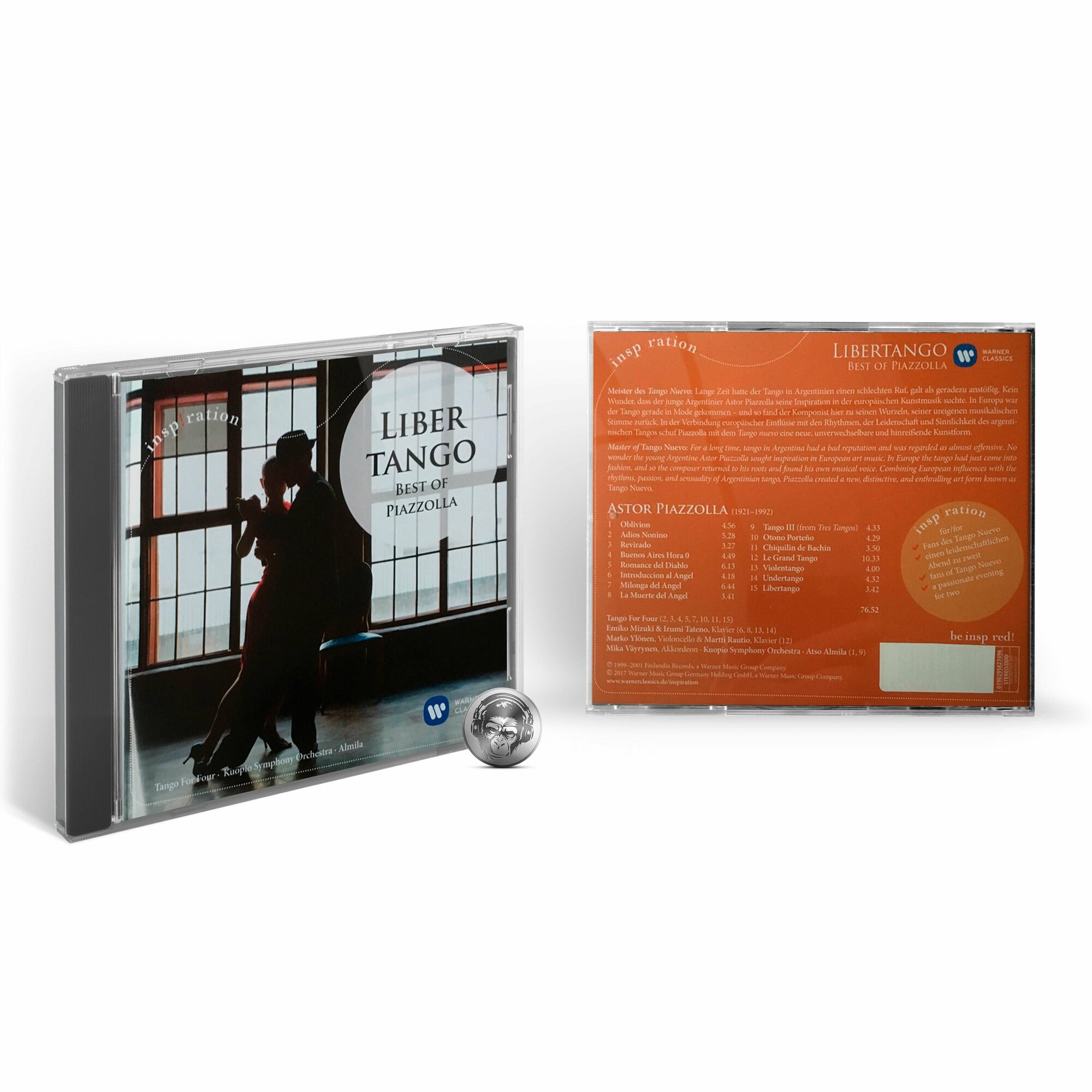 Various Artists - Piazzolla: Libertango - Best Of (1CD) 2017 Jewel Аудио диск