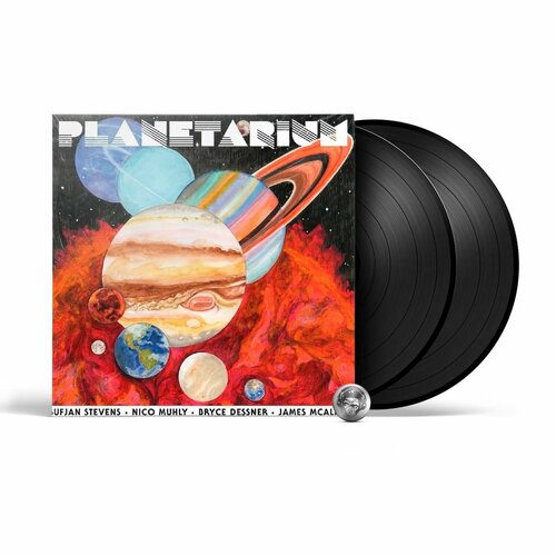 Stevens & Dessner & Muhly & McAlister - Planetarium (2LP) 2017 Black, Gatefold Виниловая пластинка запечатанная виниловая пластинка jonathan stevens creationland