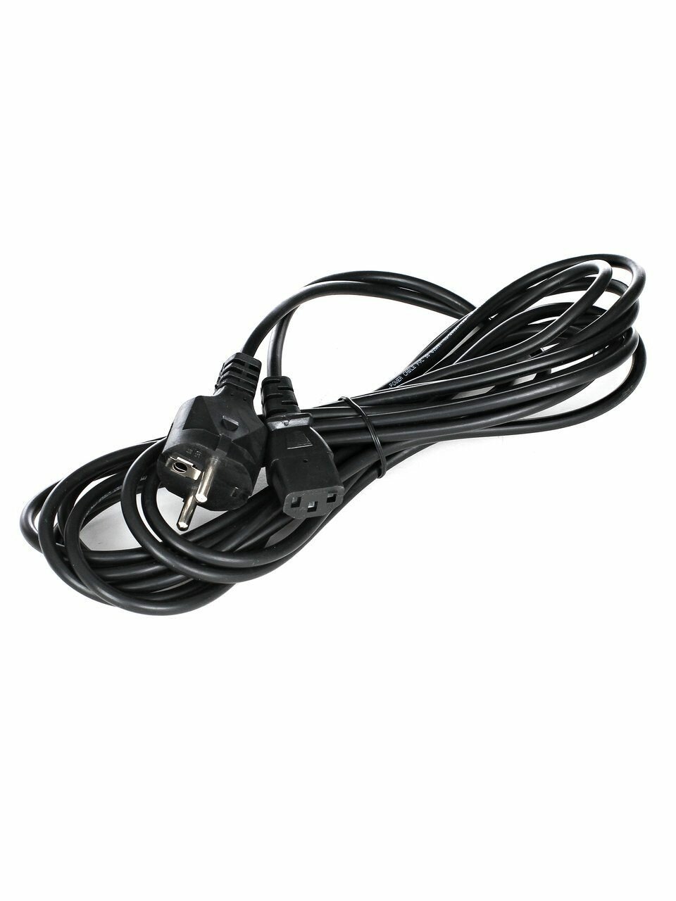 Кабель Telecom CEE 7/7 (Schuko) - IEC С13 (TP021), 5 м, 1 шт., черный VCOM Telecom - фото №9