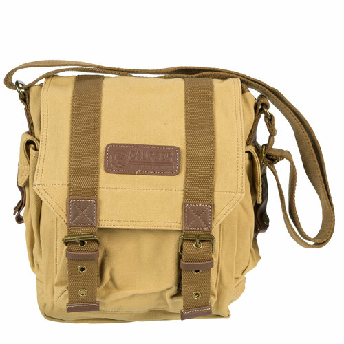 full time hunter canvas bags women Сумка Courser Canvas Camera Bags F1004, цвет желто-коричневый