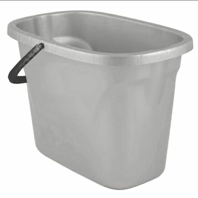 фото Ведро Plast Team 8л Etna прямоугольное серый