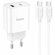 Сетевое зарядное устройство HOCO C80A Plus 1xUSB + 1xUSB-C с Кабе...
