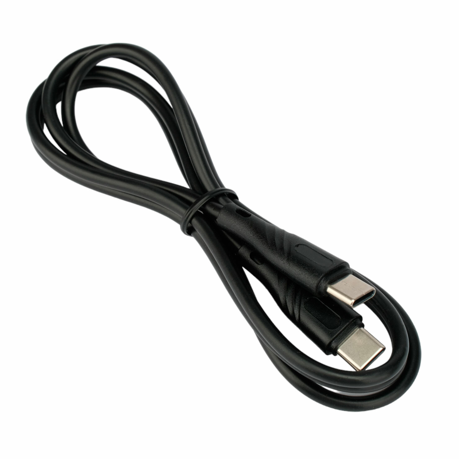 Кабель интерфейсный USB 2.0 Cablexpert Type-C/Type-C, Classic 0.1, 3A, 60Вт, PD/QC3.0, медь, 1м, черный, коробка - фото №2