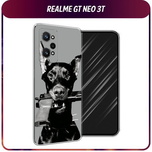 Силиконовый чехол на Realme GT Neo 3T/GT Neo 2 / Реалми GT Neo 3T Доберман