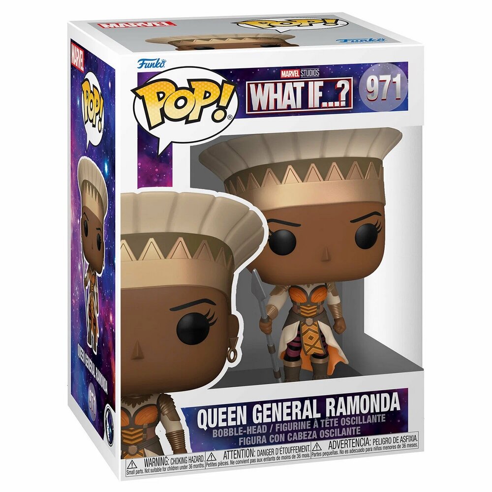 Фигурка Funko POP! Marvel What If? Queen General Ramonda 58650, 10 см