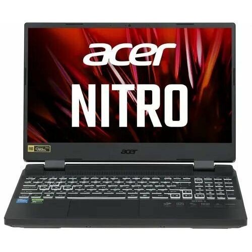 15.6 Ноутбук Acer Nitro 5 AN515-58-5501 черный 15 6 ноутбук lenovo ideapad gaming 315ihu6 1920x1080 intel core i5 11300h 3 1 ггц ram 8 гб ddr4 ssd 512 гб nvidia geforce rtx 3050 ti без ос 82k10013rk shadow black