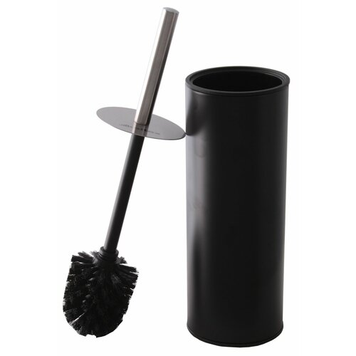 Ерш для унитаза настенный металл черный Ksitex T-101B