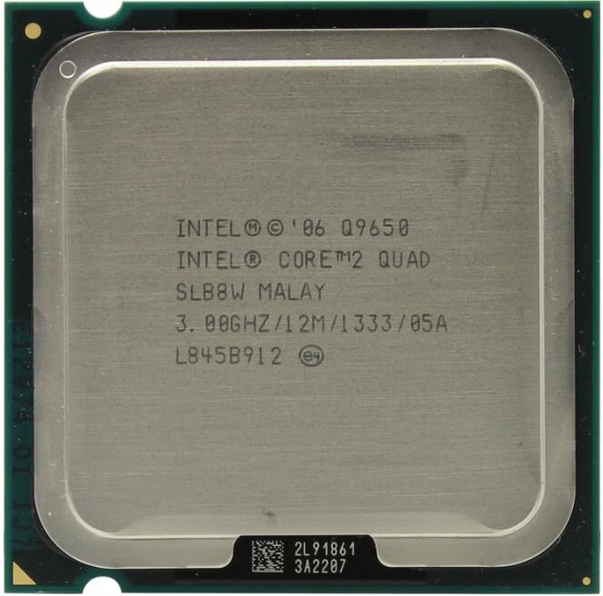 Процессор Intel Core 2 Quad Q9650 ( 3,0 ГГц, LGA 775, 12 Мб, 4 ядра ) (OEM) — фото 1
