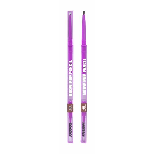 BEAUTY BOMB Карандаш для бровей автоматический Automatic Brow Pop Pencil 1 г 02 Коричневый 478₽