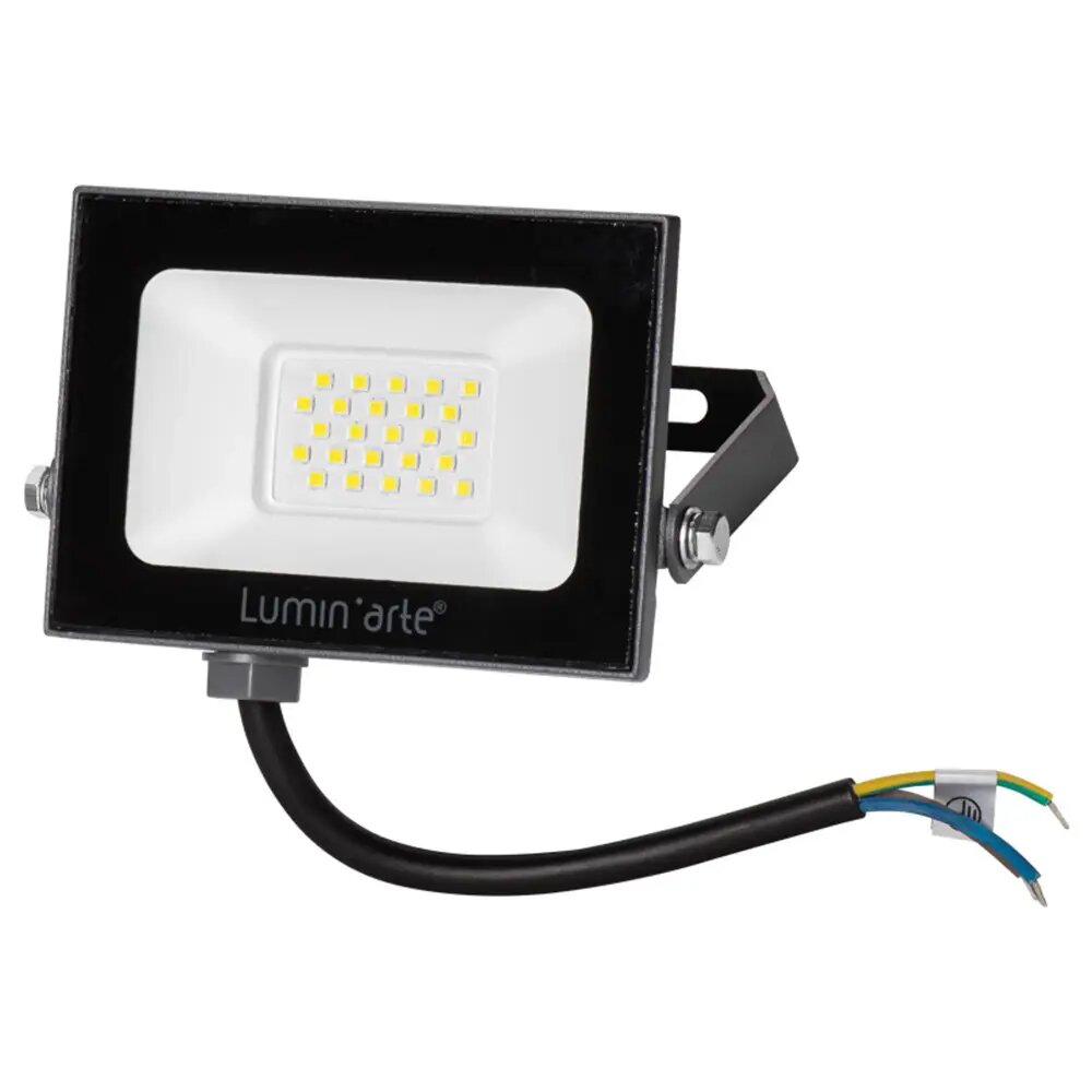 Прожектор светодиодный уличный Lumin Arte 20 Вт 5700К IP65 нейтральный белый свет