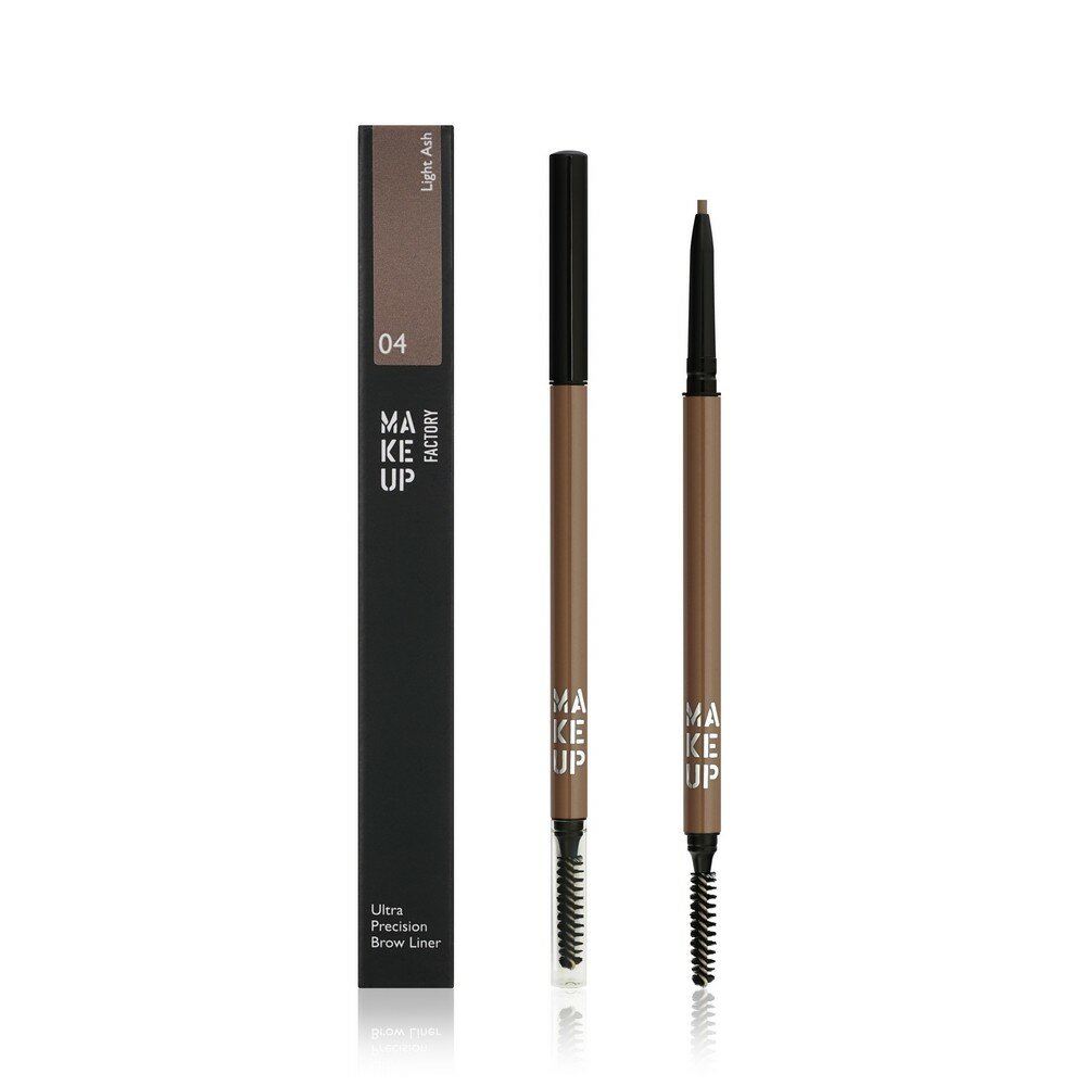 MAKE UP FACTORY Карандаш автоматический для бровей, 07 темный серо-коричневый / Ultra Precision Brow Liner 0,09 г - фото №6