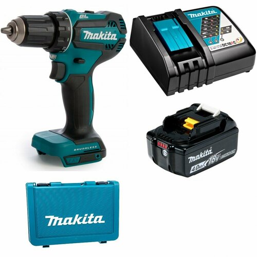 Аккумуляторная дрель-шуруповерт LXT 18V Makita DDF485RM 18V 1х40Ah Li-Ion 33575₽