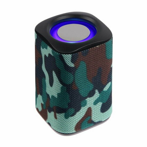 Портативная колонка LM-883 5 Вт 500 мАч подсветка micro SD хаки 200200₽