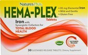 NaturesPlus, Hema-Plex, 30 таблеток с длительным высвобождением