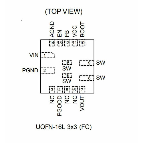 Микросхема RT6223AHGQUF 9H= 9h