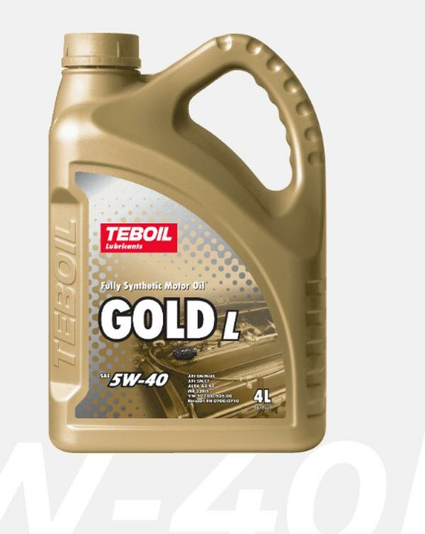 Моторное масло TEBOIL Gold L 5W-40 (4л) 3475040 TEB-5W40-GL-4L