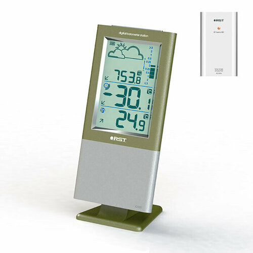 Домашняя цифровая метеостанция с беспроводным выносным датчиком RST 02555 с цифровым барометром iQ555 6500₽