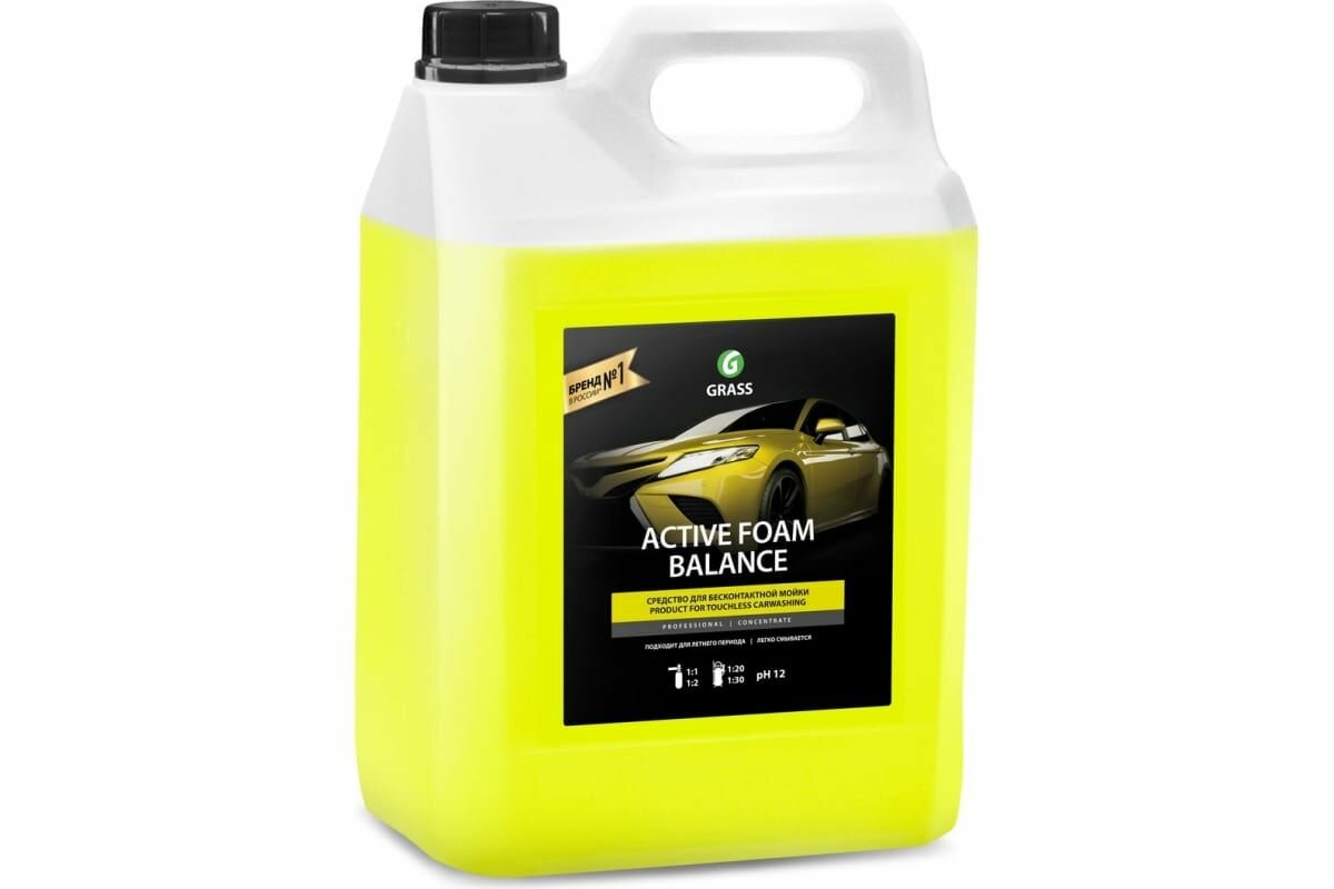 Автошампунь GRASS Активная пена "Active Foam Balance" канистра 5 кг. 110514