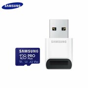 Карта памяти microSDXC 128GB Samsung PRO Plus (MB-MD128KA/RU)