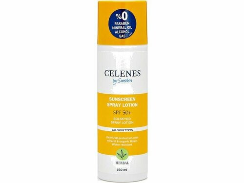 Солнцезащитный спрей для тела Celenes SUNSCREEN SPRAY LOTION SPF 50+