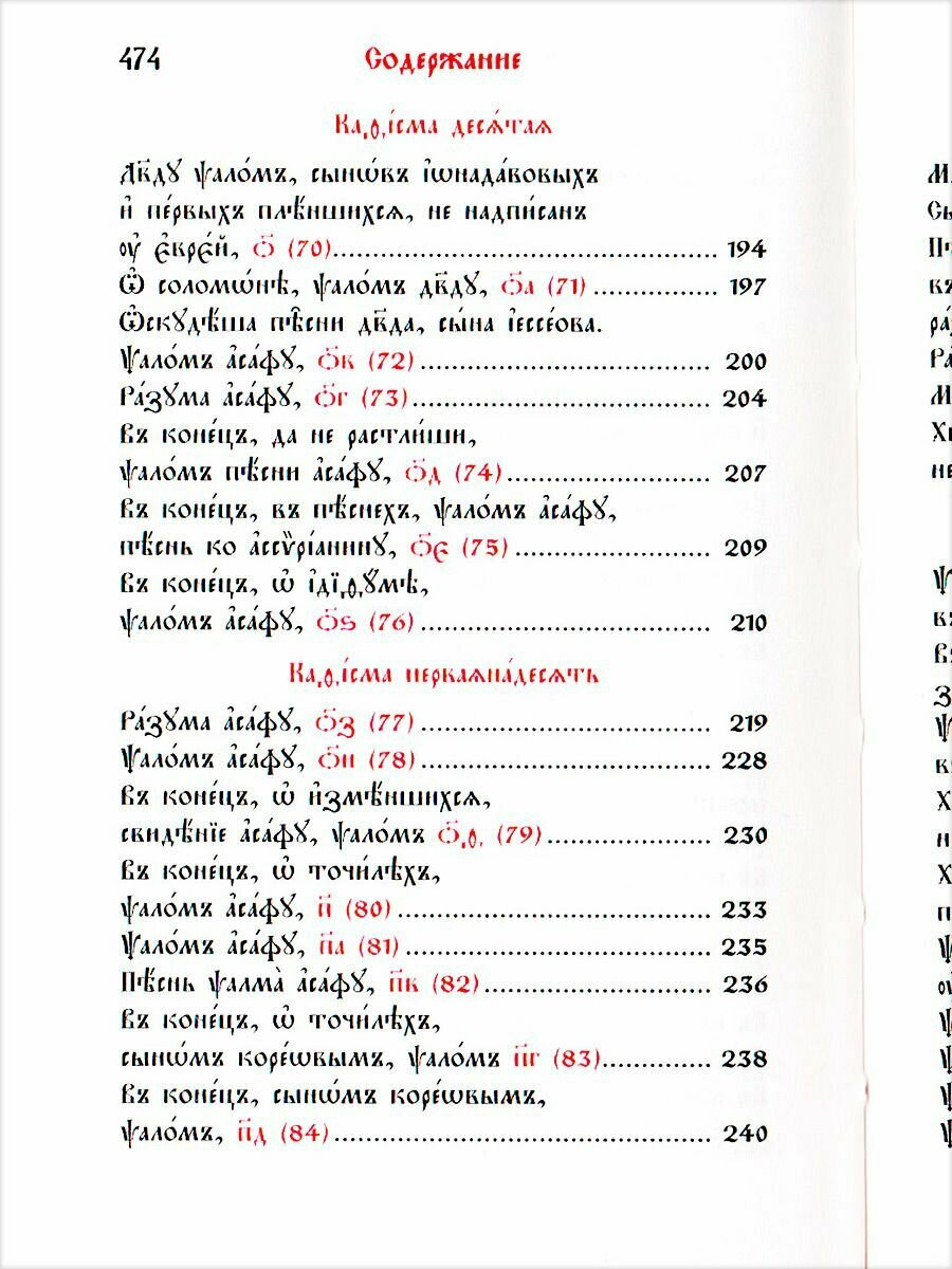 Псалтирь. Карманный формат. Церковно-славянский шрифт - фото №14