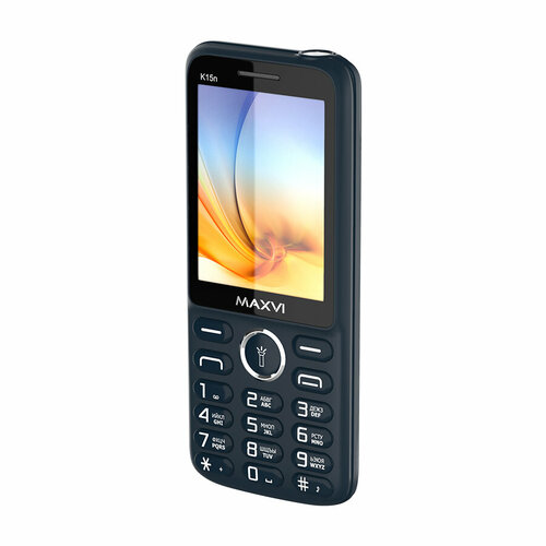 телефон maxvi c30 синий Телефон MAXVI K15n, 2 SIM, синий