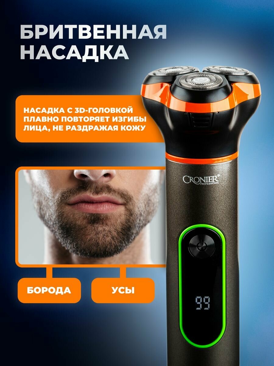 Триммер многофункциональный PROFESSIONAL CRONIER CR-1223