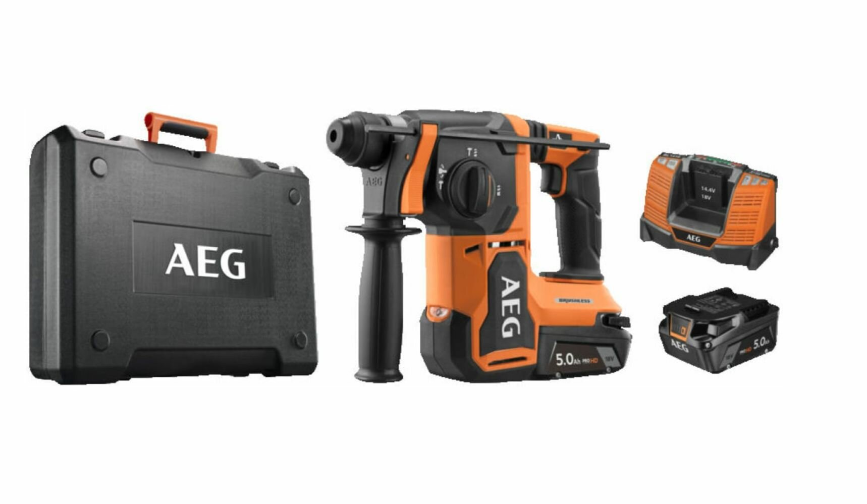 фото Перфоратор AEG BBH18BL2-502C SDS+, 18В 4935492343