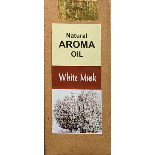 Natural Aroma Oil WHITE MUSK Shri Chakra Натуральное ароматическое масло белый муск Шри Чакра 10 мл 582₽