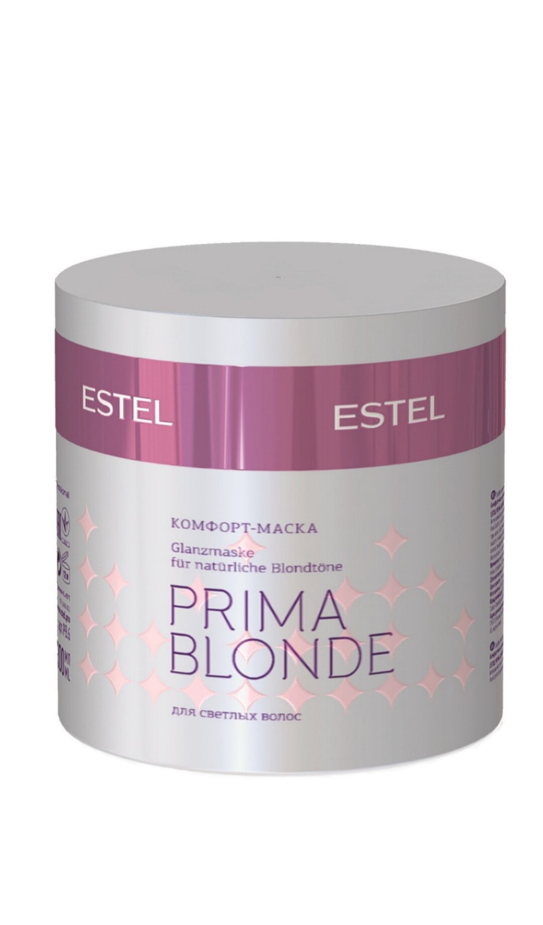 ESTEL PRIMA BLONDE Комфорт-маска для светлых волос, 300 мл, банка