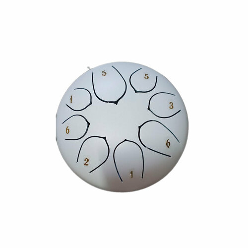 Глюкофон барабан Dome 8 тонов 15 см Белый 2466₽