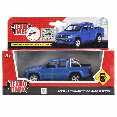 Машина Volkswagen Amarok 1:43 инерц, откр. дв, в/к 67336 машина yy 21 fanton 1 инерц в пакете