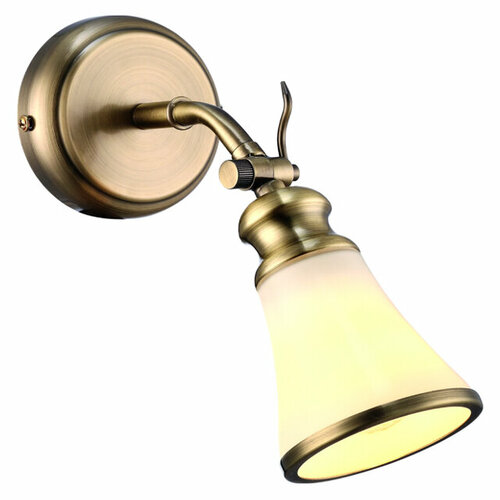 Спот vento 1х40вт e14 230в металл гальванизированный античная бронза 5408₽