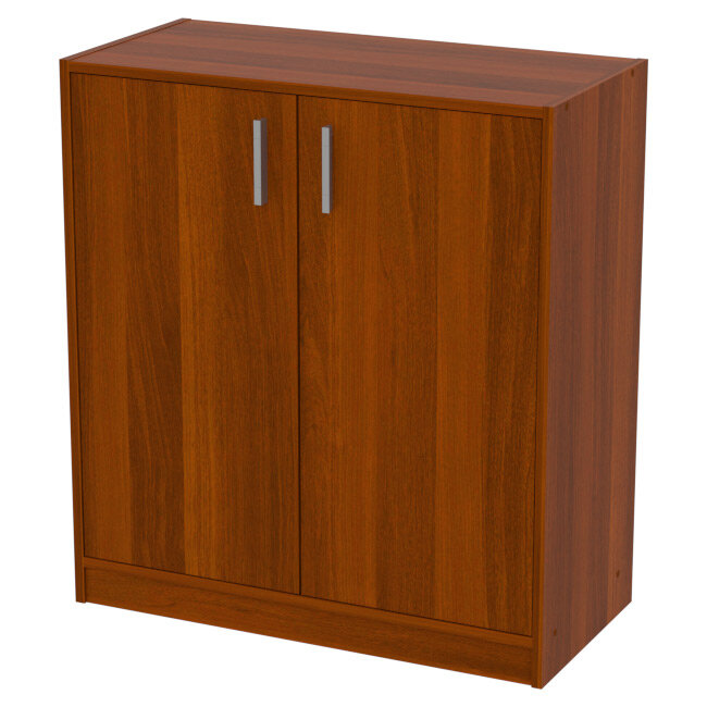 фото Шкаф Меб-фф Офисный шкаф СБ-37+ДВ-45+С-28М цвет Орех Итальянский 77/37/85 см