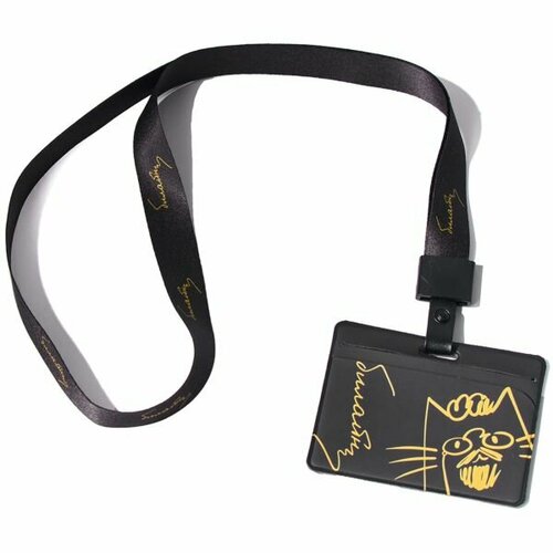 Лента для картхолдера «Пушечех» чёрная