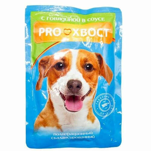 Корм консервированный для собак proхвост говядина в соусе 5 шт 279₽