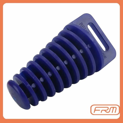 Заглушка пробка в глушитель 34-60 мм на мотоцикл скутер мопед автомобиль для мотоциклиста автомобилиста, синяя