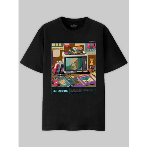 фото Футболка alcraft retro collection, размер 2xl, черный 1