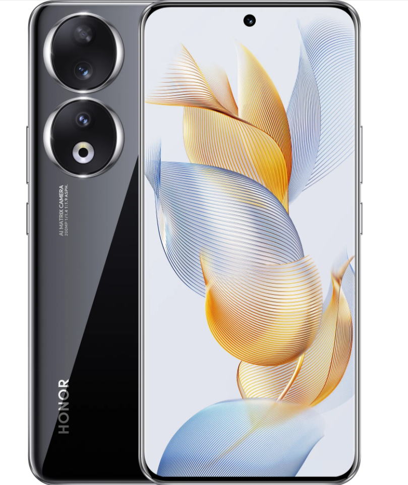 Смартфон HONOR 90 8/256 ГБ RU, Dual nano SIM, midnight black