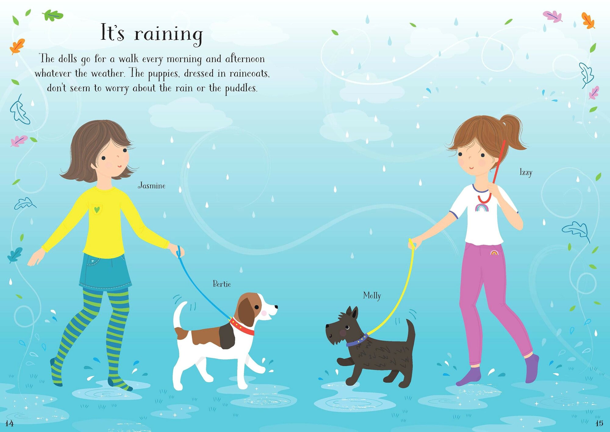 Уотт Фиона "Usborne Little Sticker Dolly Dressing Puppies" - фото №4