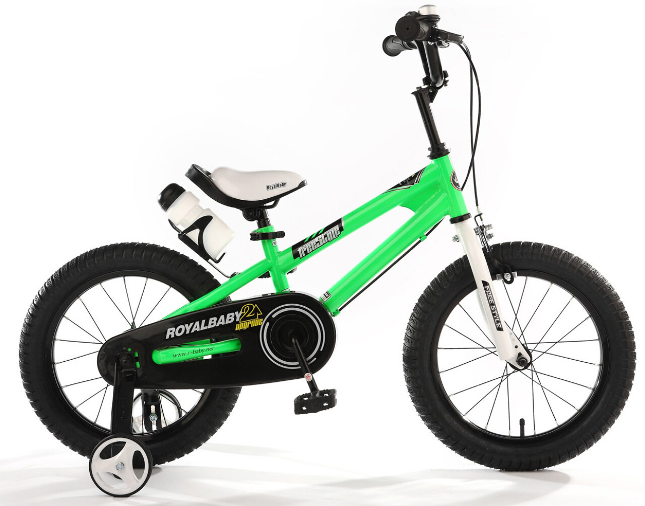 Детский велосипед Royal Baby Freestyle 18" (2024) 18 Зеленый (115-135 см)