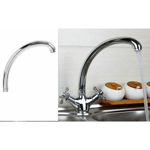 Смеситель для кухнимойкираковины двухвентильный высокий гусак Comfort 2220₽