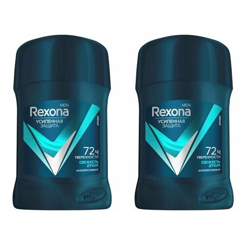 Rexona Антиперспирант-стик мужской Motionsense Cobalt, 50 мл, 2 шт rexona дезодорант антиперспирант стик men motionsense кобальт 50 мл 6 шт