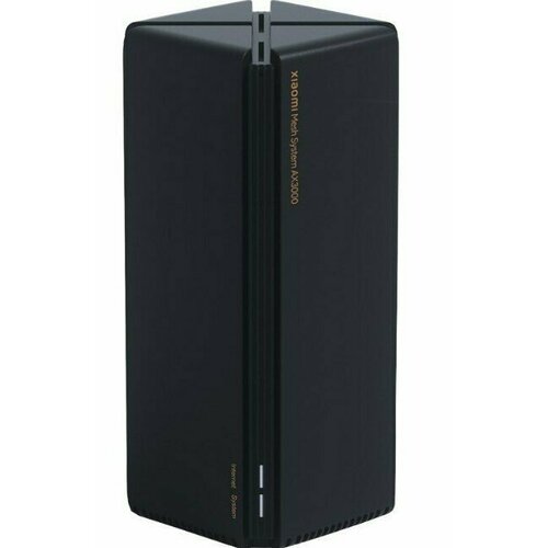 Роутер Xiaomi Mesh System AX3000, Wi-Fi, черный 1 шт. маршрутизатор сети mi mesh system ax3000 dvb4315gl wi fi роутер точка доступа wi fi взаимодействие с приложением mi wi fi mi home