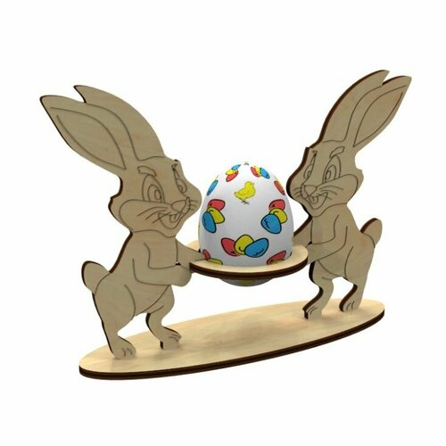 Подставка для пасхальных яиц деревянная 