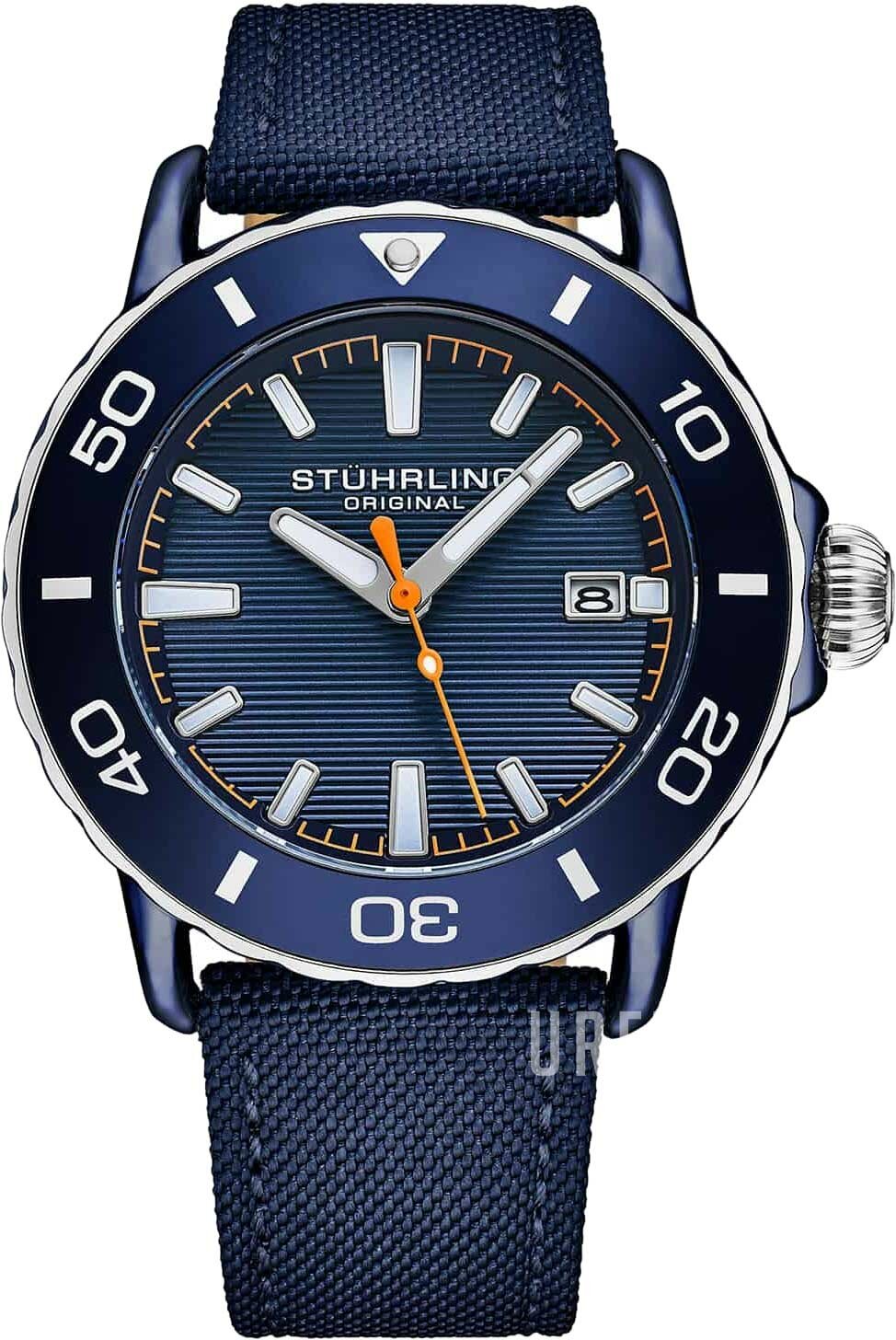Наручные часы STUHRLING Aquadiver, синий