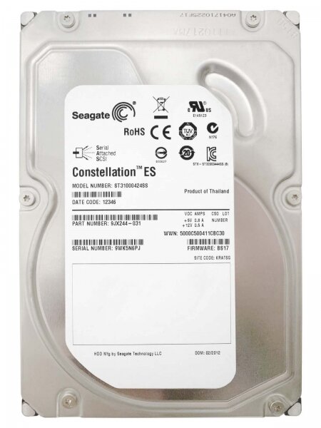 Жесткий диск Seagate ST31000424SS 1Tb SAS 3,5" HDD