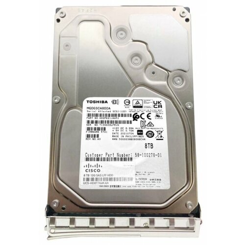 Жесткий диск Cisco 58-100278-01 8Tb 7200 SAS 3,5 HDD