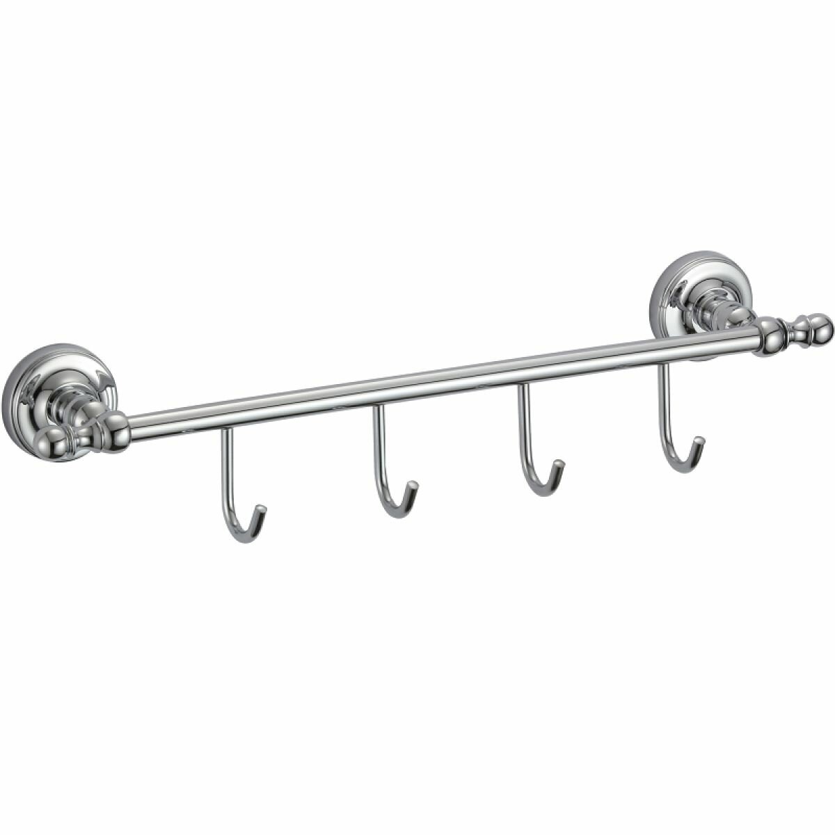 Планка с 4-мя крючками GANZER 31074 Хром