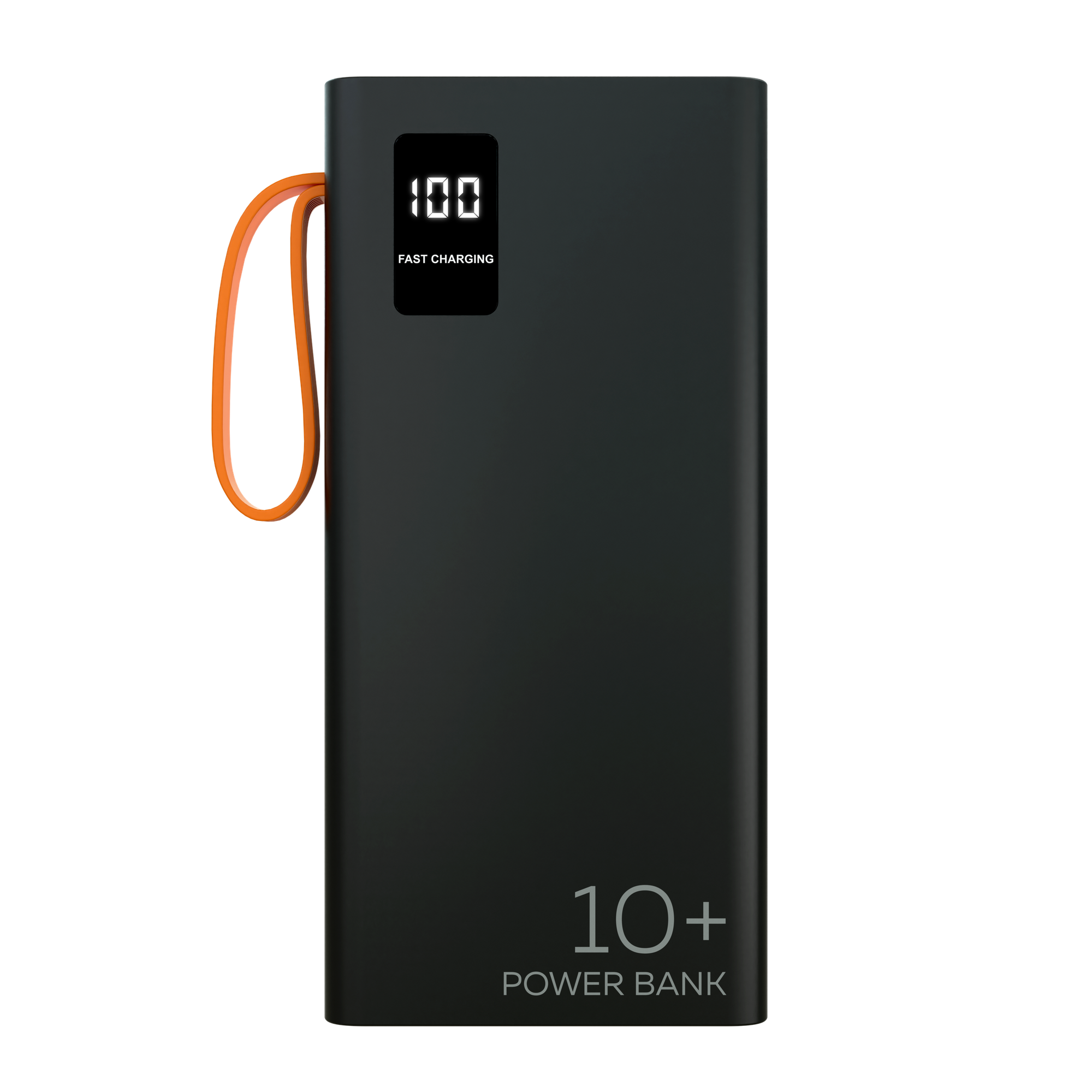 PURE Внешний аккумулятор 10000mAh 2USB 2.1A More choice PB22-10 с кабелем Black